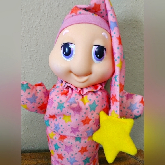 playskool Other - 1988! Vintage Gloworm Doll, Pink Pajamas, Night Time Snuggle Friend